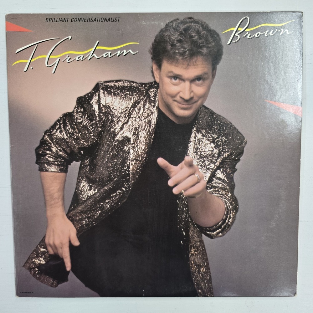 T. Graham Brown - Brilliant Conversationalist LP VG+/VG+ Country 1987 Stereo